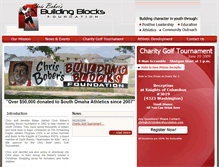 Tablet Screenshot of chrisbobersfoundation.com